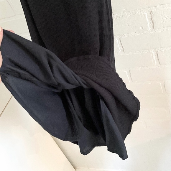 Anthropologie x ICHI Mini dress Marrakech Dark romantic Black Crepe S - Picture 8 of 14